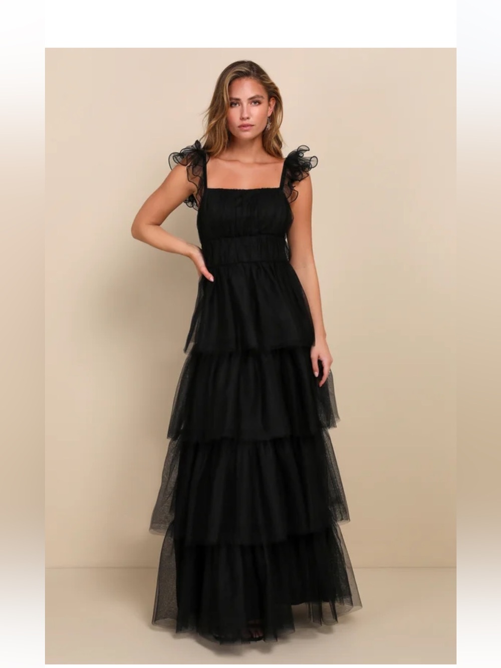 Lulus Dress S Formal Black